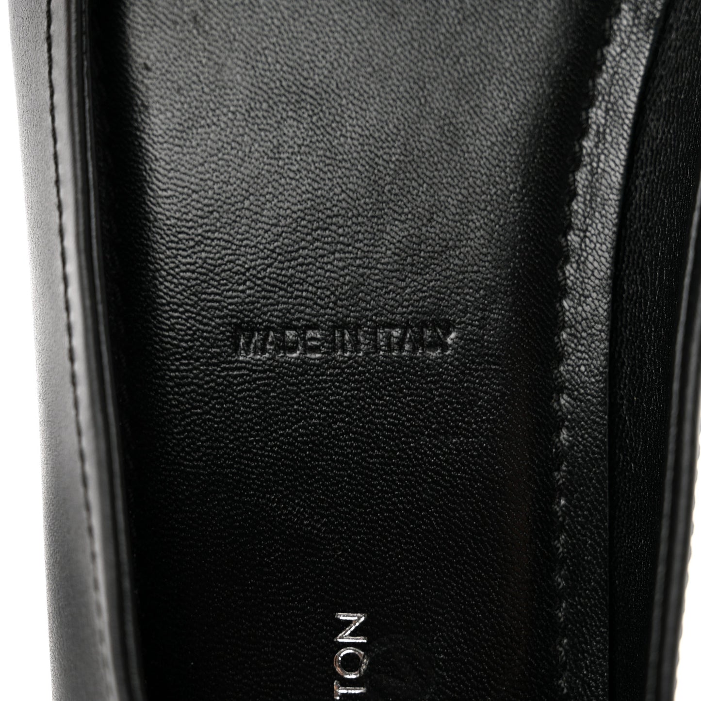 Calf Oxford Ballerina Flats 36 Black