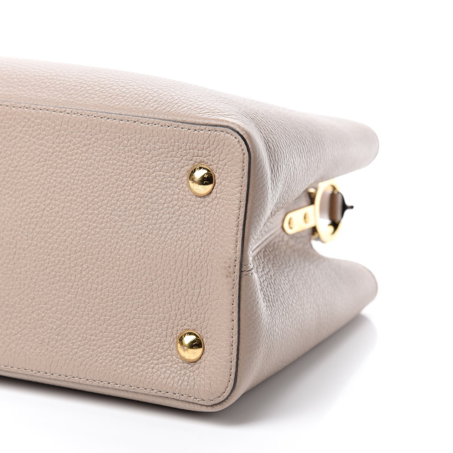 Louis Vuitton Taurillon Capucines MM Galet 7 of 9