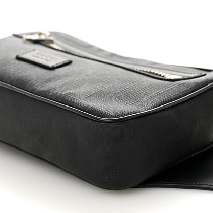 Gucci Soft GG Supreme Monogram Web Belt Bag Black Grey 10 of 10