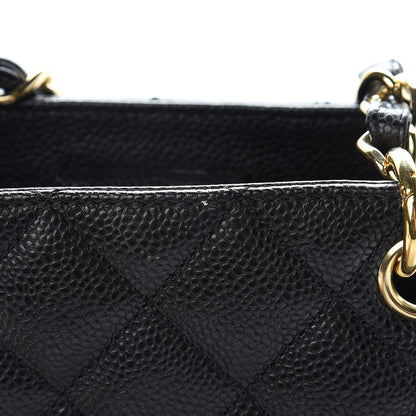 Chanel Caviar Petit Shopping Tote PST Black 11 of 12