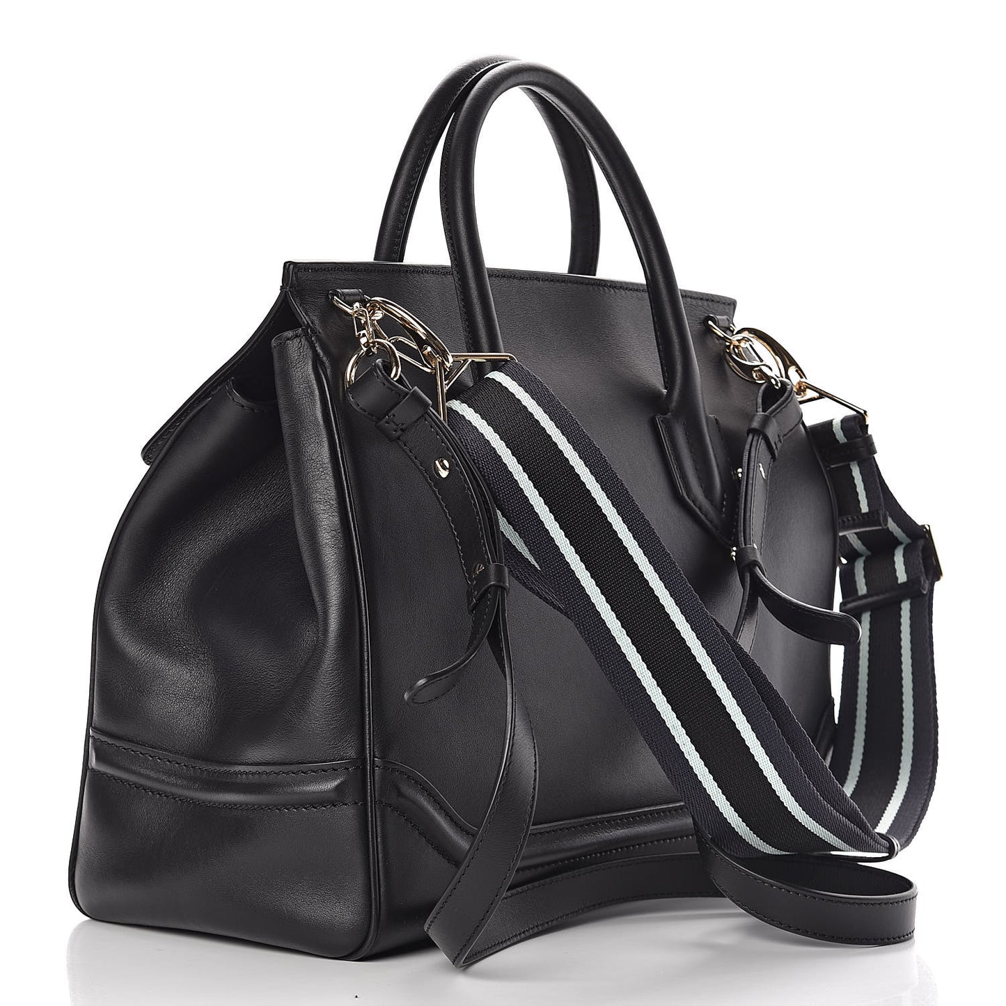 Calfskin Large Palazzo Empire Bag Black