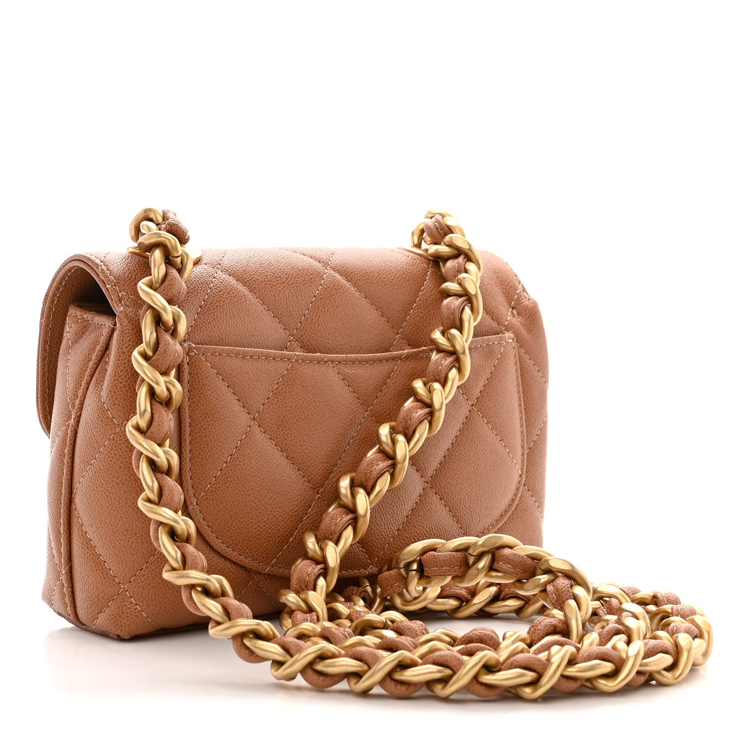 Chanel Caviar Quilted Small Flap Dark Beige 3 of 11
