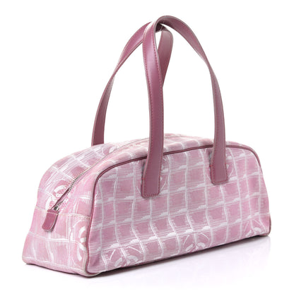 Chanel Nylon Travel Bowler Pink 3 of 6