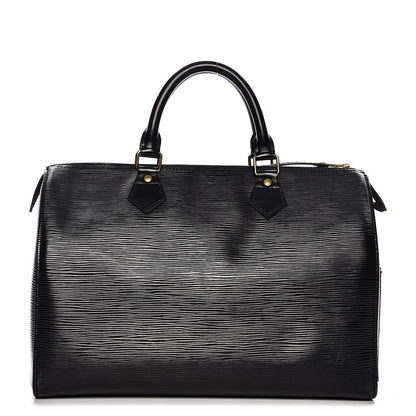 Louis Vuitton Epi Speedy 30 Black 1 of 14