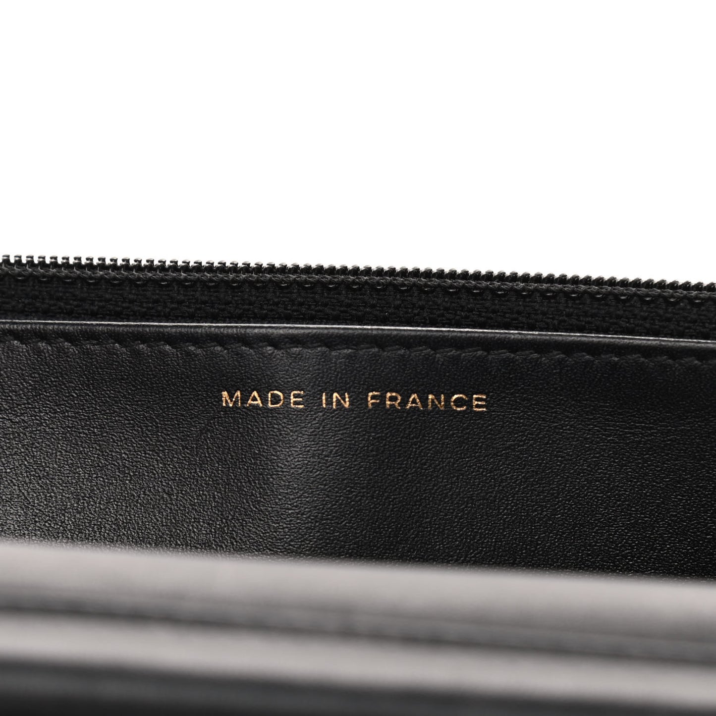 Aged Calfskin Quilted Lucky Charms Casino 2.55 Reissue Wallet On Chain WOC Black
