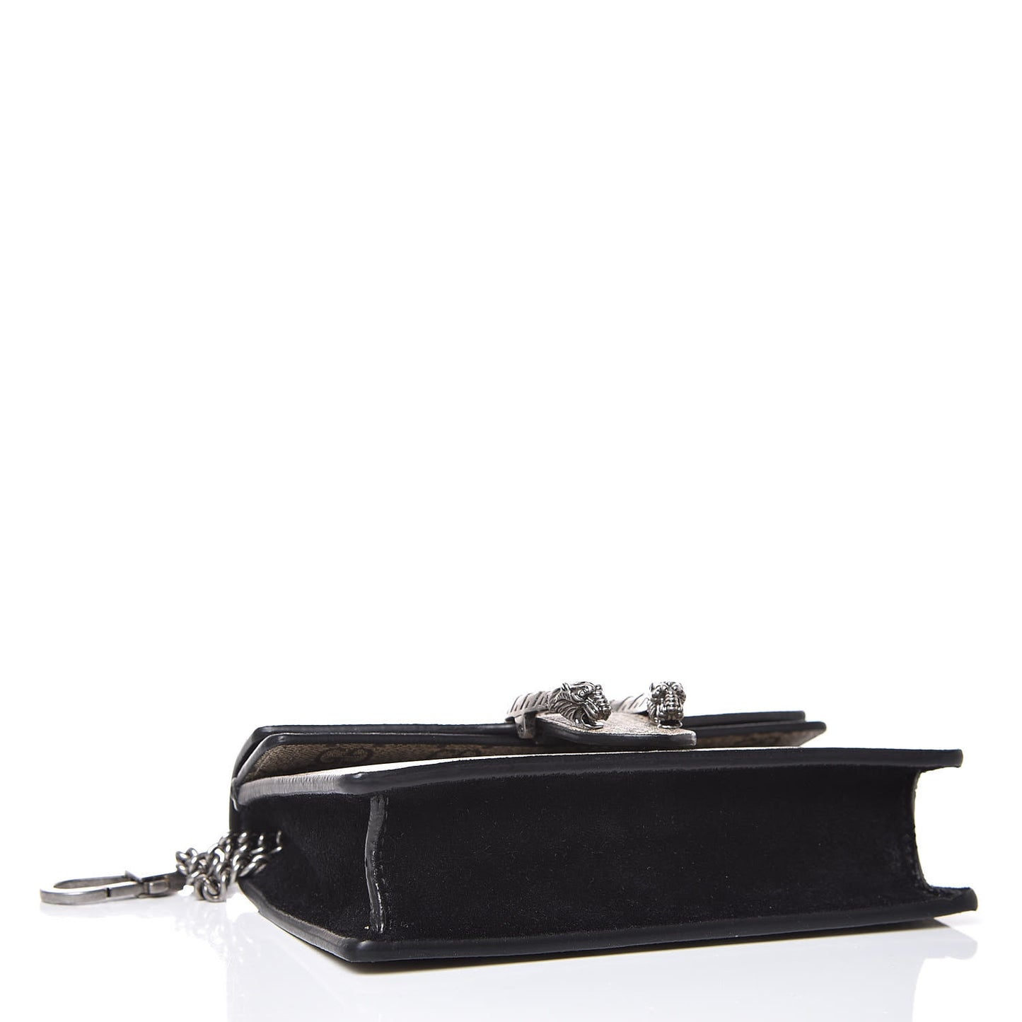 GG Supreme Monogram Super Mini Dionysus Shoulder Bag Black