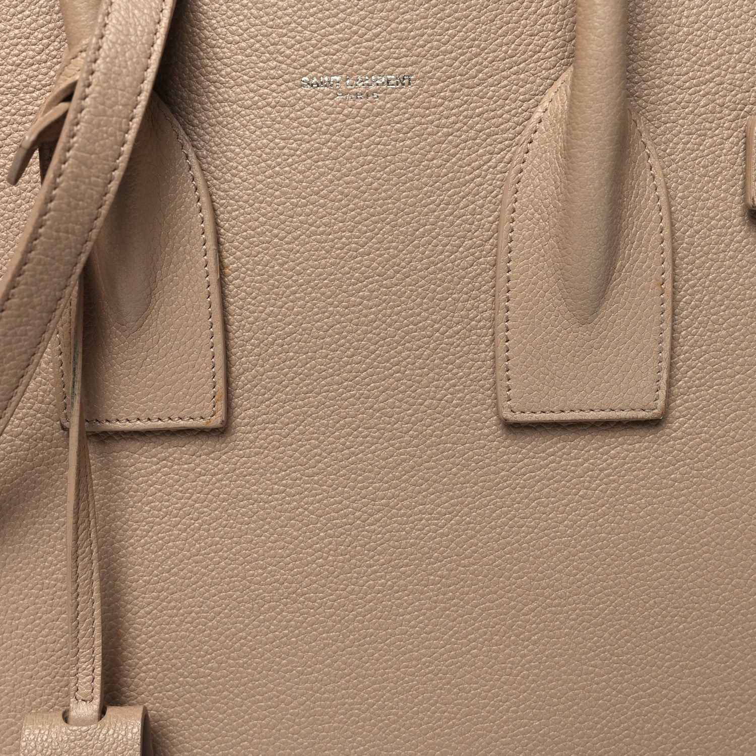 Saint Laurent Grained Calfskin Small Sac De Jour Nude Powder 8 of 15