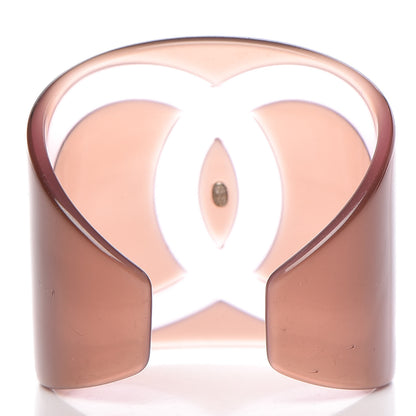 Chanel Resin CC Wide Cuff 3 of 4