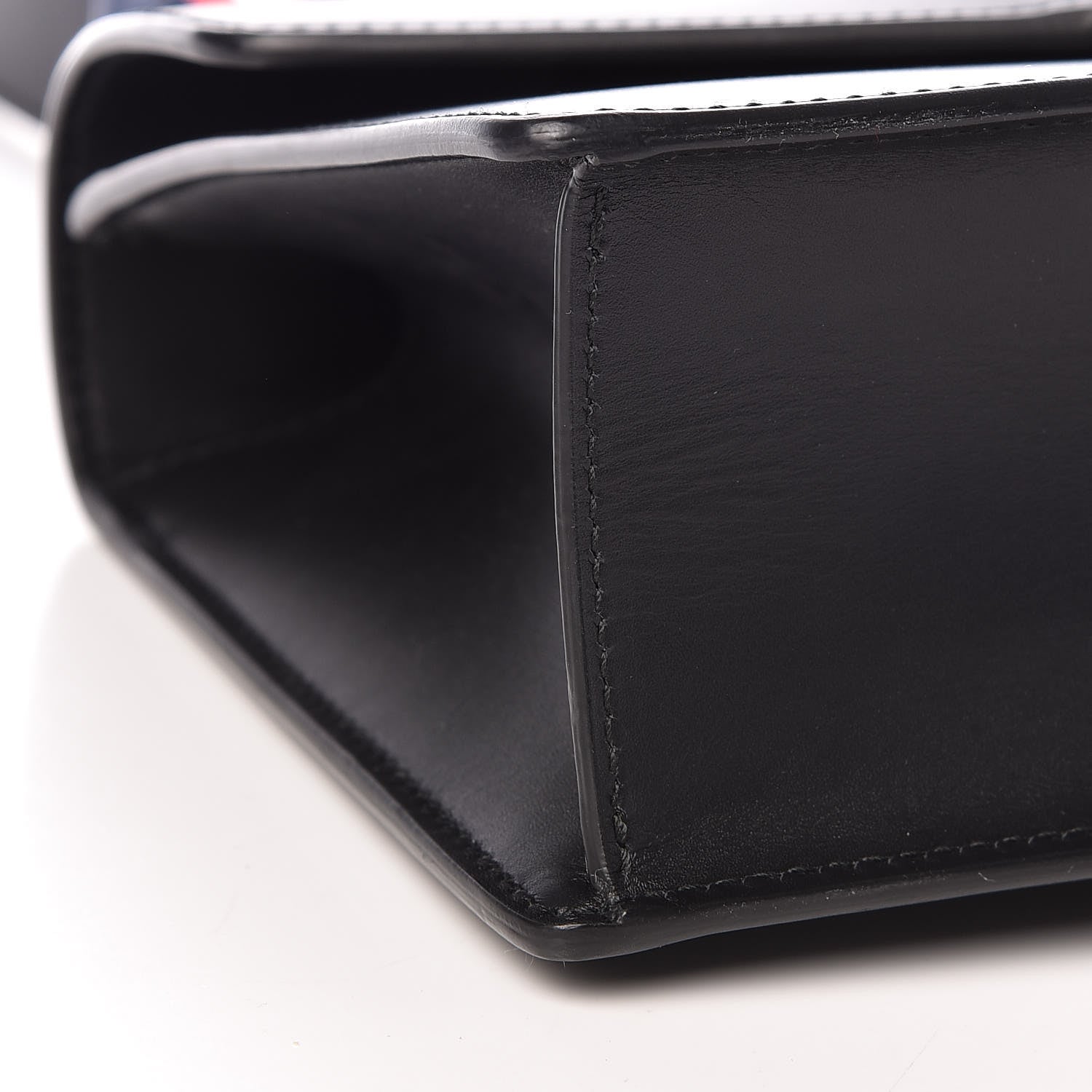 Gucci Calfskin Small Sylvie Shoulder Bag Black 8 of 9