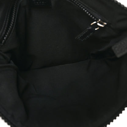 Gucci Nylon Monogram Small Flat Messenger Bag Black 5 of 10