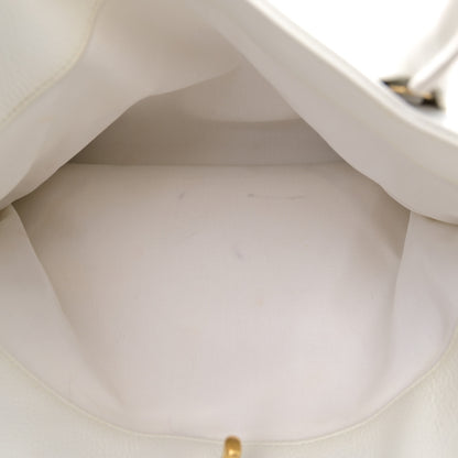 Chanel Calfskin Cerf Executive Shopper Tote White 7 of 18