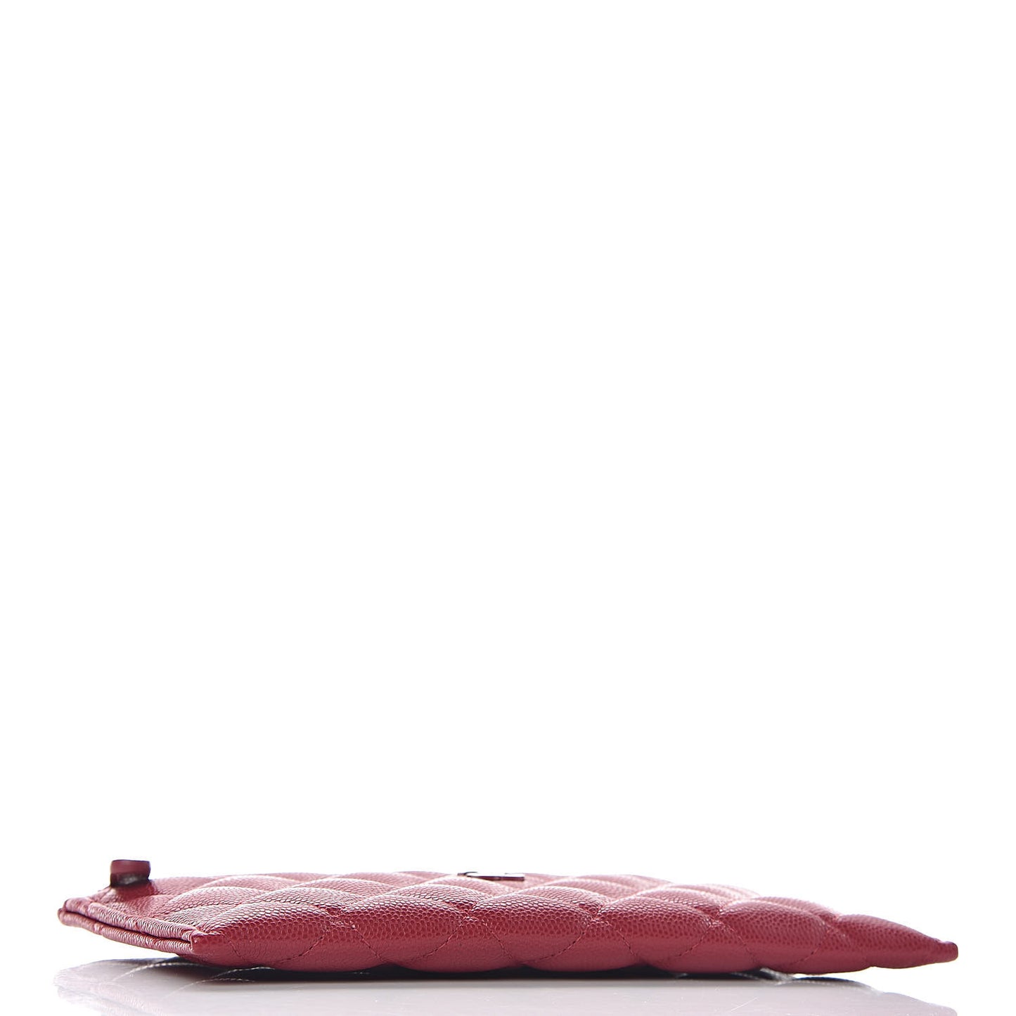 Caviar Quilted Classic Zip Pouch Pink