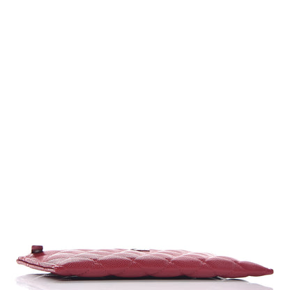 Chanel Caviar Quilted Classic Zip Pouch Pink 4 of 10