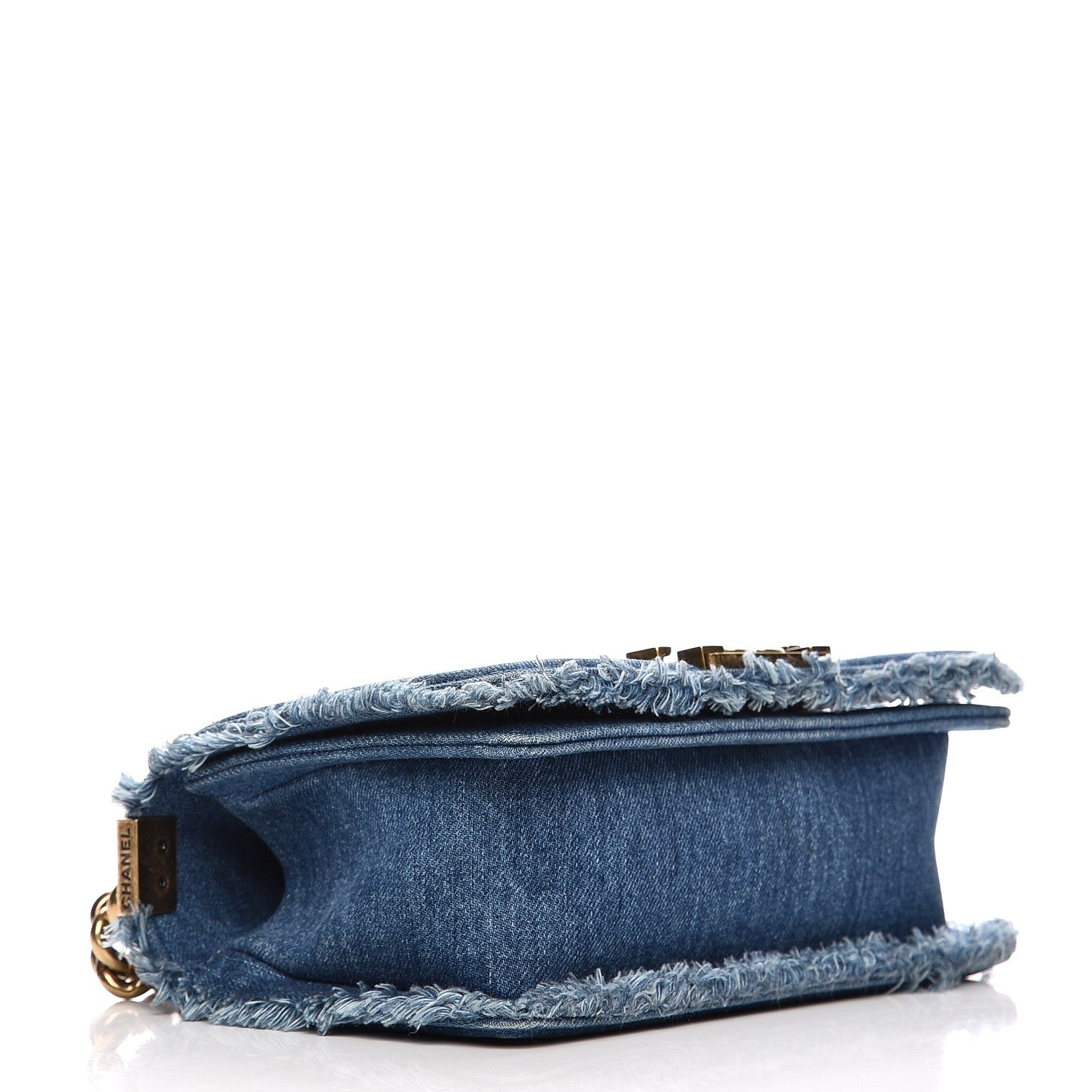 Chanel Denim Patchwork Small Boy Flap Blue 4 of 7