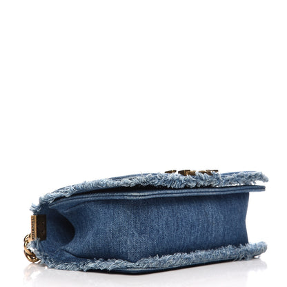 Chanel Denim Patchwork Small Boy Flap Blue 4 of 7