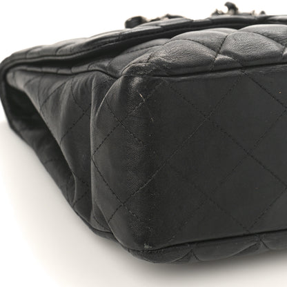 Chanel Lambskin Quilted Jumbo Single Flap Black 8 of 11