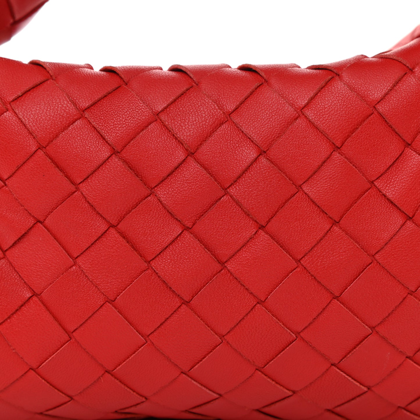 Nappa Intrecciato Mini Jodie Red