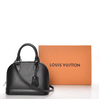 Louis Vuitton Epi Alma BB Black 8 of 8