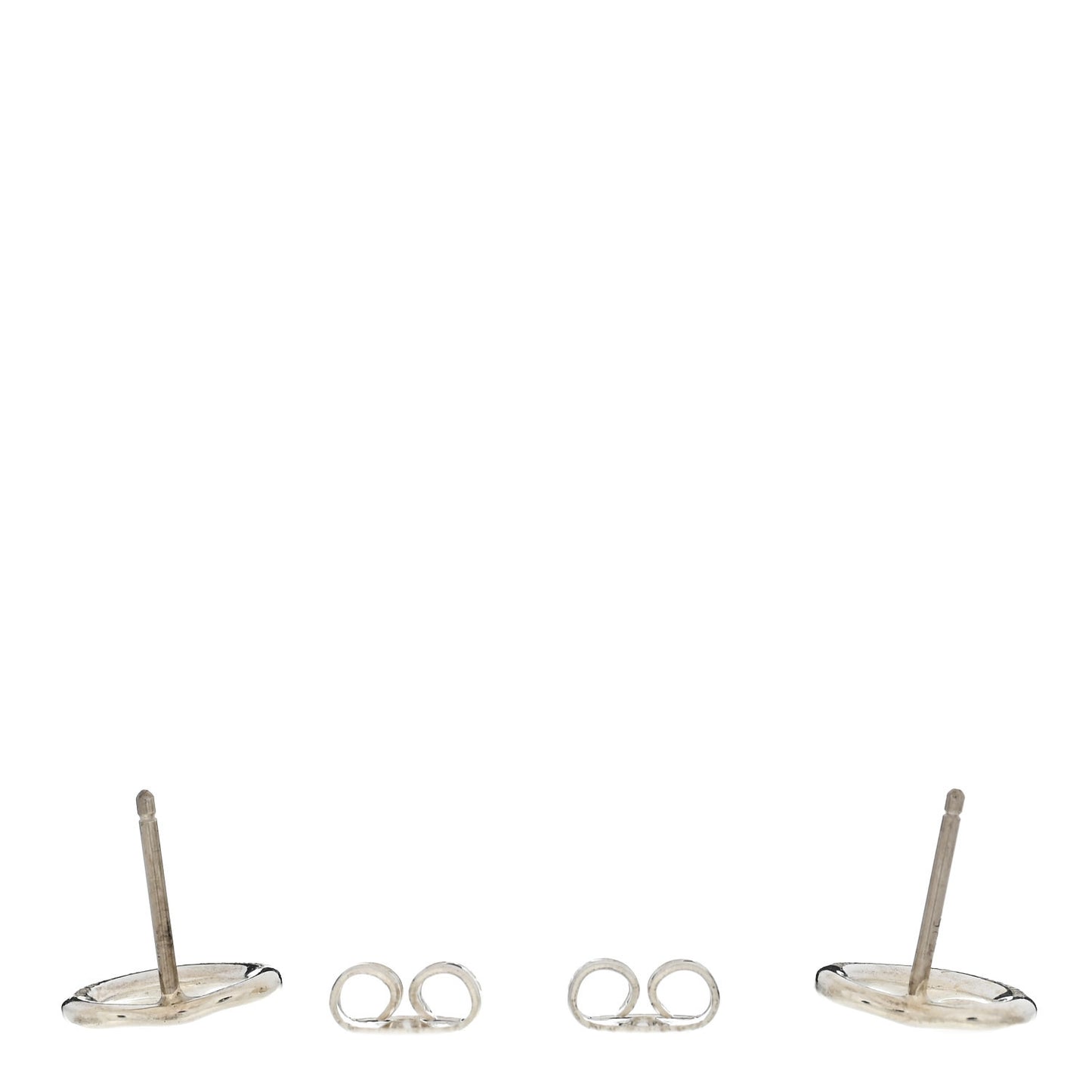 Sterling Silver Elsa Peretti 11mm Open Heart Earrings