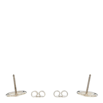 Tiffany Sterling Silver Elsa Peretti 11mm Open Heart Earrings 3 of 4