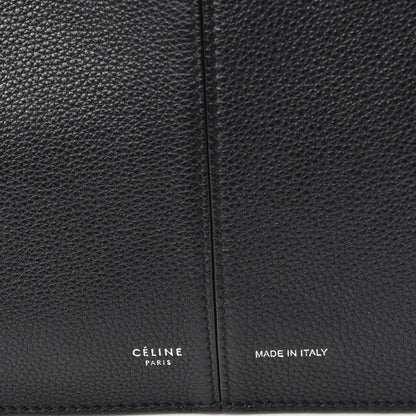 Celine Baby Grained Calfskin Tri-Fold Bag Black 6 of 9