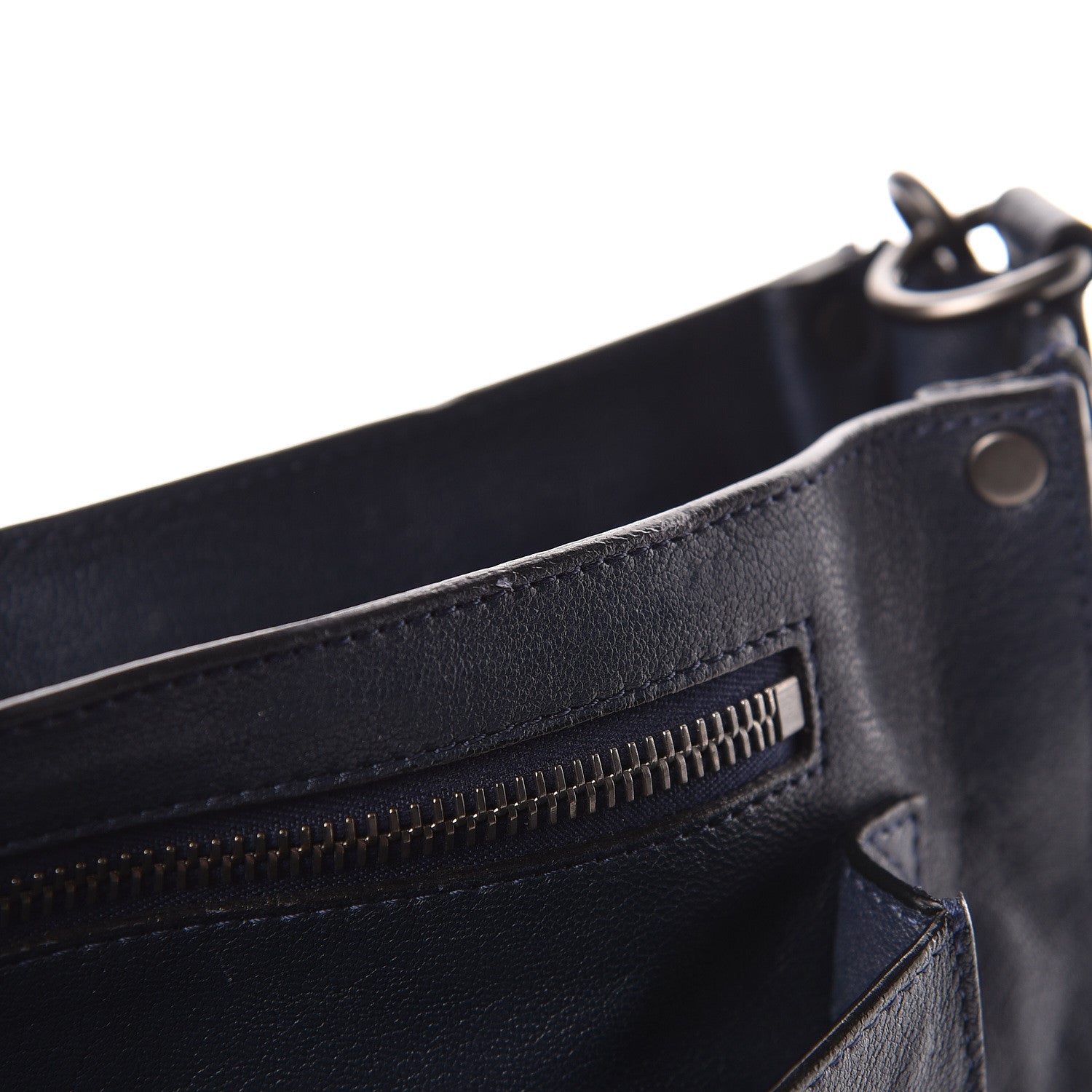 Proenza Schouler Lambskin Fringe Medium PS1 Satchel Midnight 13 of 29