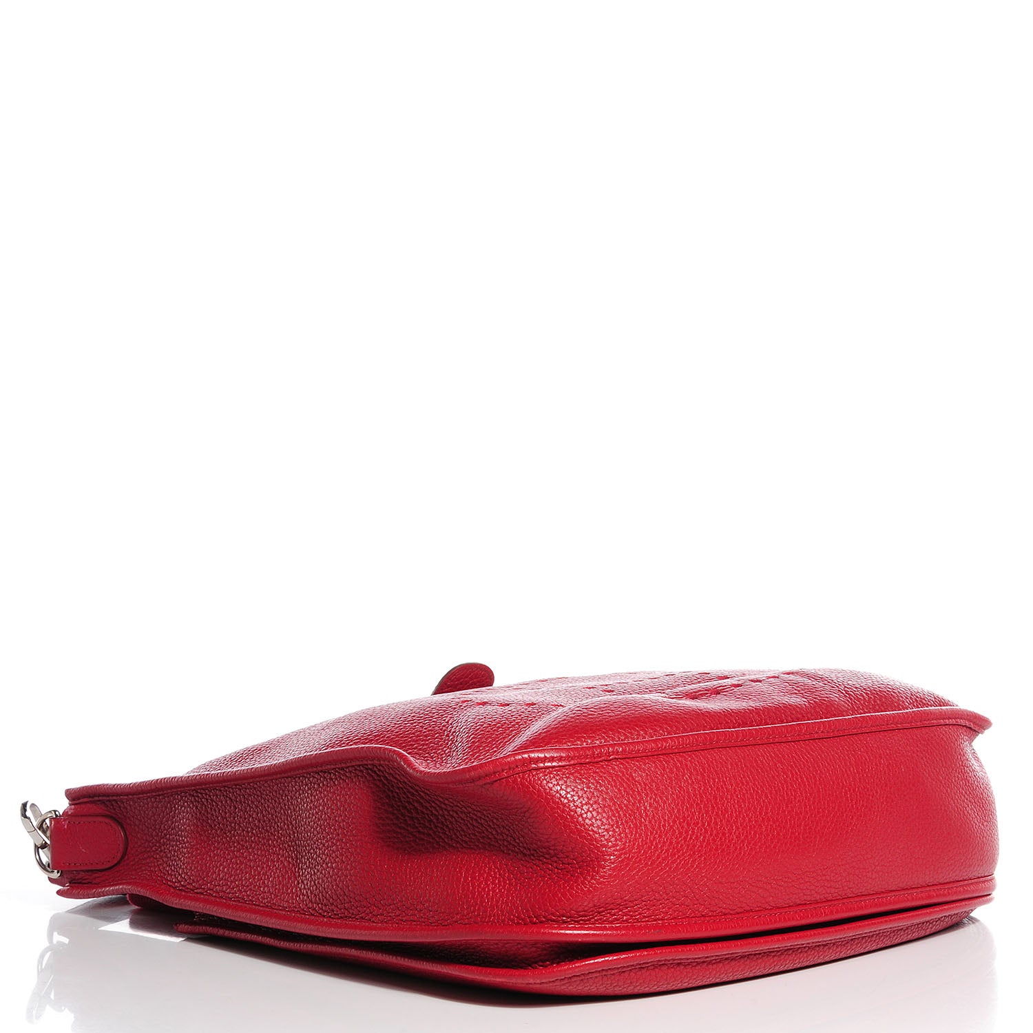 Hermes Taurillon Clemence Evelyne III GM Rouge Garance 4 of 10