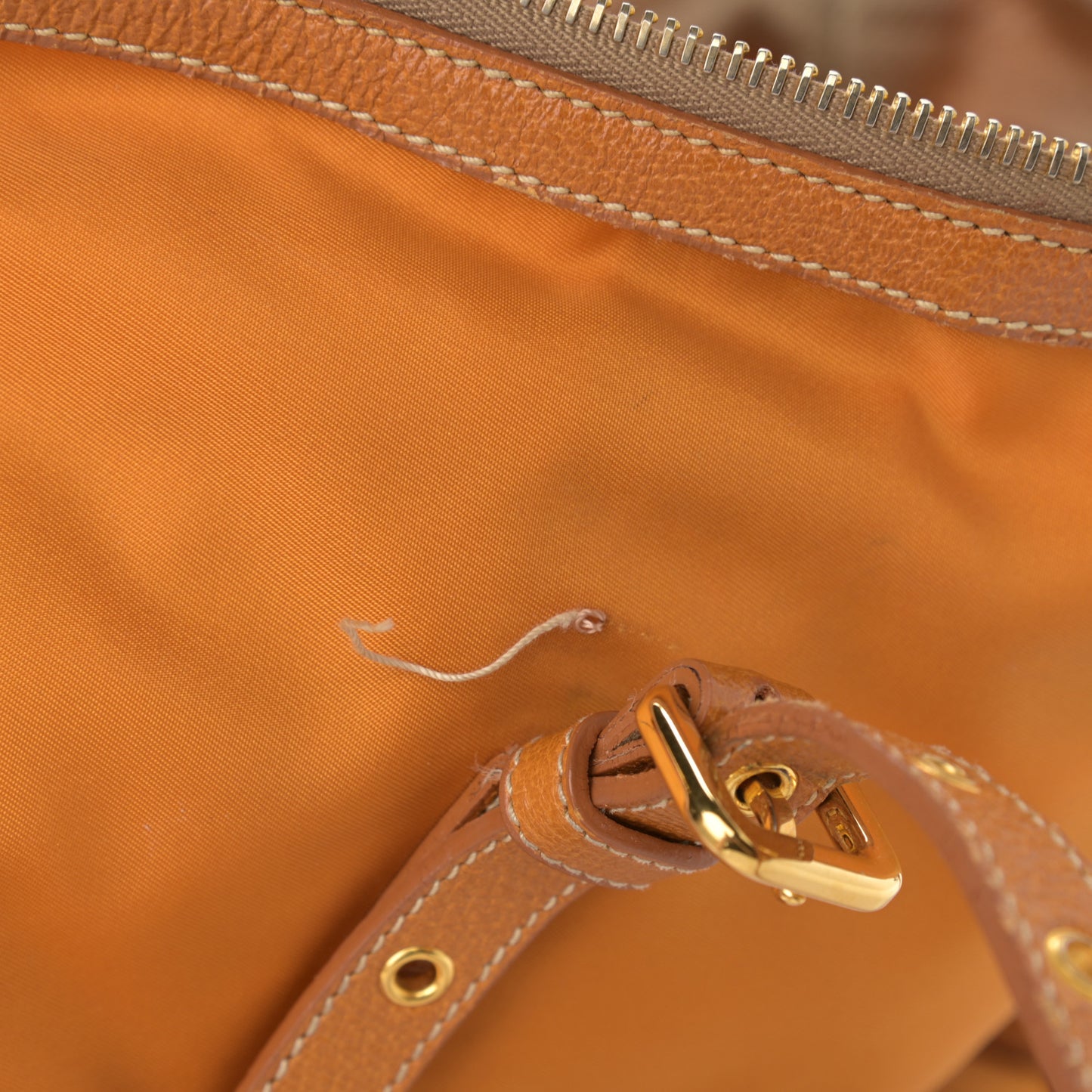 Tessuto Nylon Soft Calf Tote Yellow