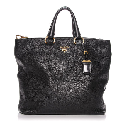 Prada Vitello Daino Tote Nero Black 1 of 6