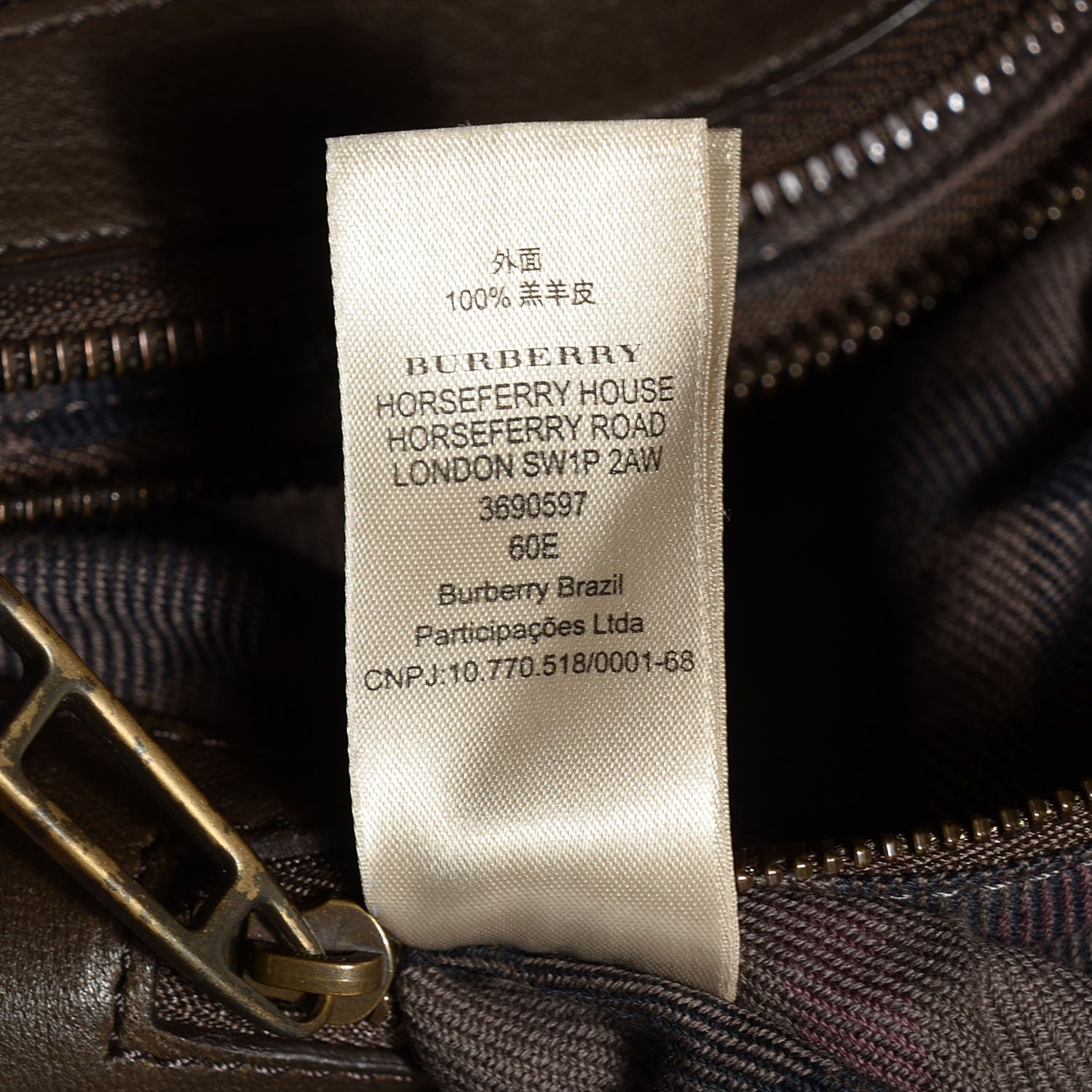 Burberry Lambskin Quilted Medium Enmore Shoulder Bag Brown 35 of 147