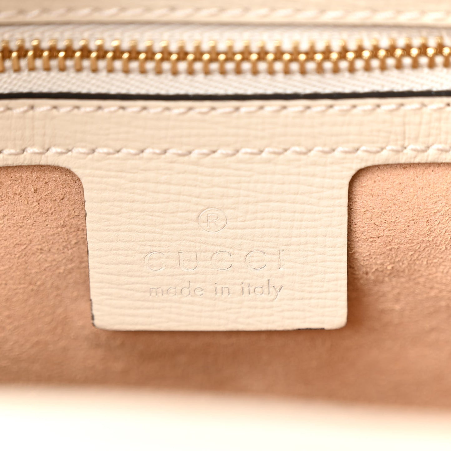 GG Supreme Monogram Textured Dollar Calfskin Web Small Jackie 1961 Hobo Beige Ebony Mystic White