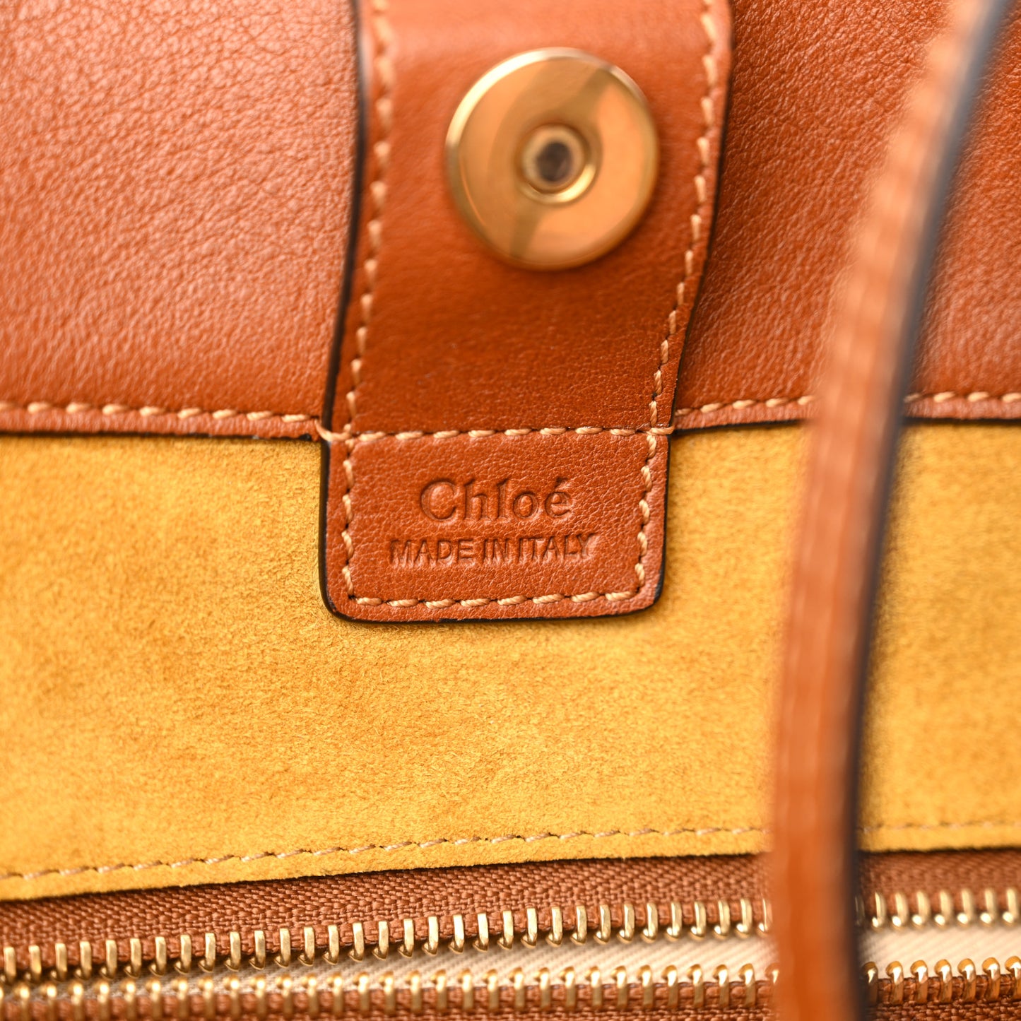 Smooth Calfskin Medium Milo Shopping Tote Caramel