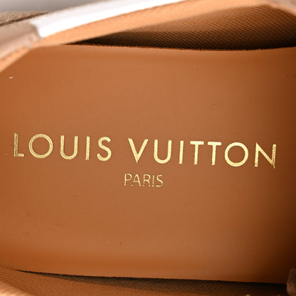 Louis Vuitton Suede Calfskin LV Sneakerina 37.5 Hazelnut Brown 8 of 10