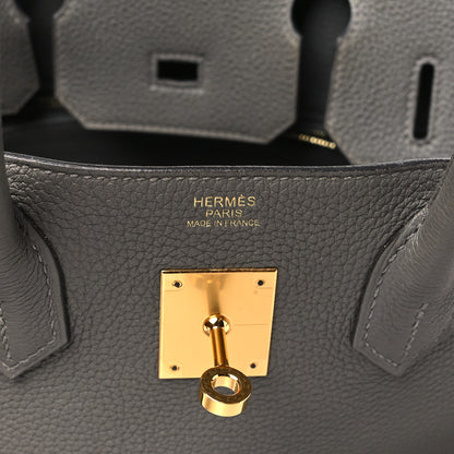 Hermes Togo BIRKIN 30 Gris Meyer 6 of 10