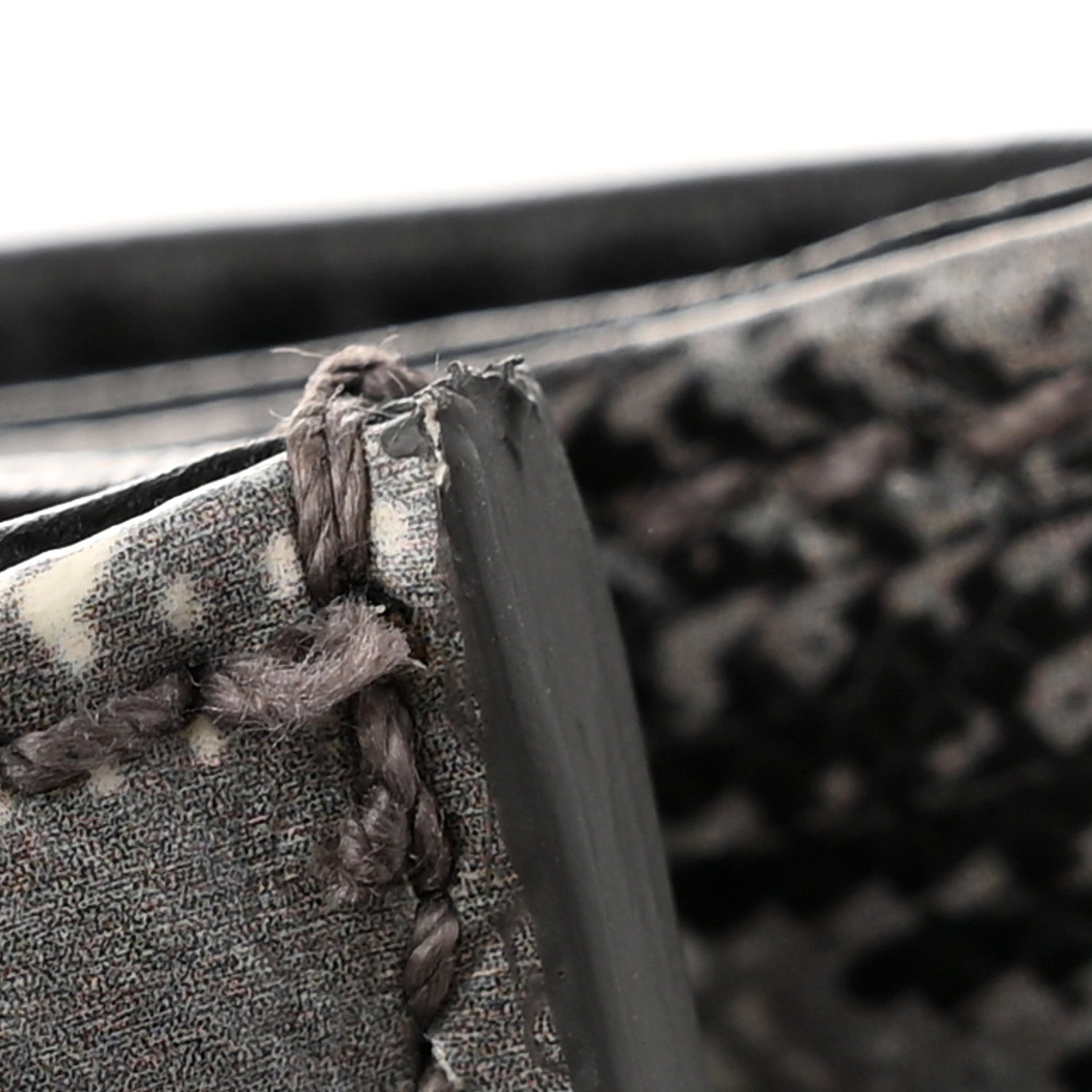 Prada Saffiano Molecule Print Top Handle Flap Bag Ematite 14 of 14