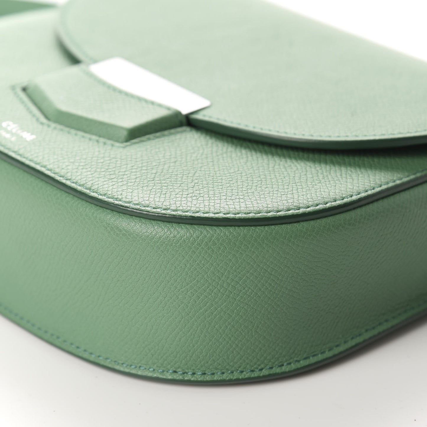 Grained Calfskin Small Trotteur Light Forest