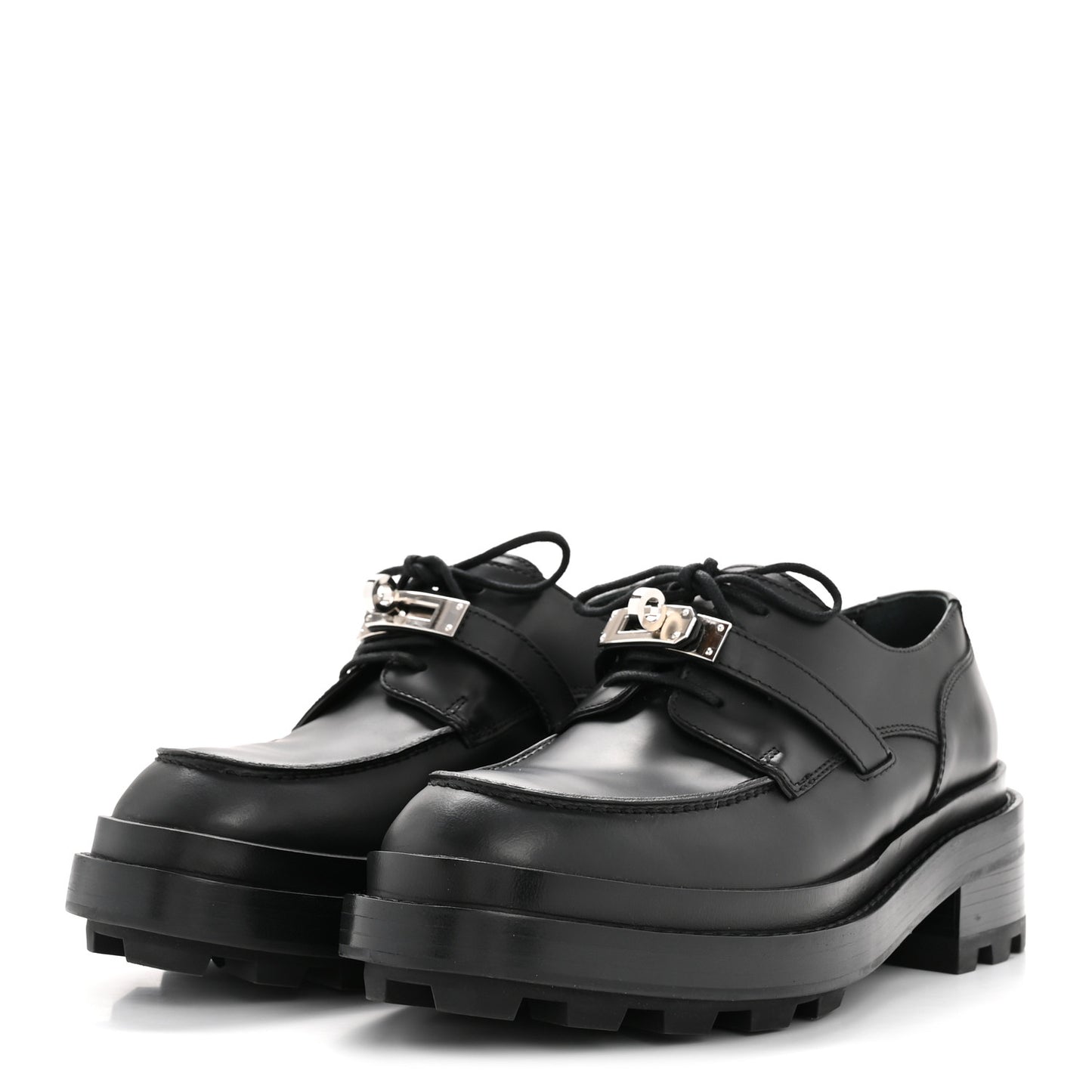 Glossed Calfskin First Oxford 37 Black