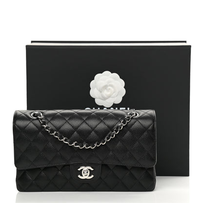 Chanel Caviar Quilted Medium Double Flap Black 13 of 13