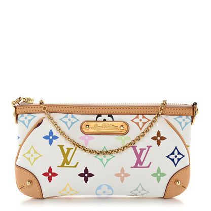 Louis Vuitton Monogram Multicolor Pochette Milla MM White 1 of 10
