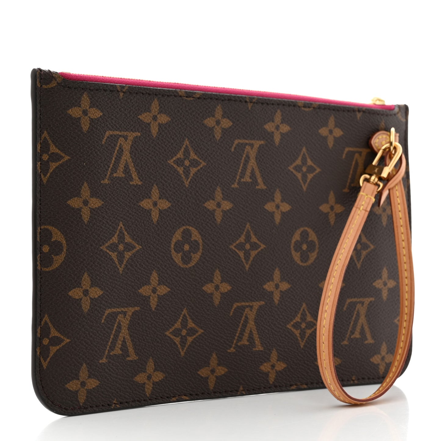 Monogram Neverfull MM GM Pochette Fuchsia