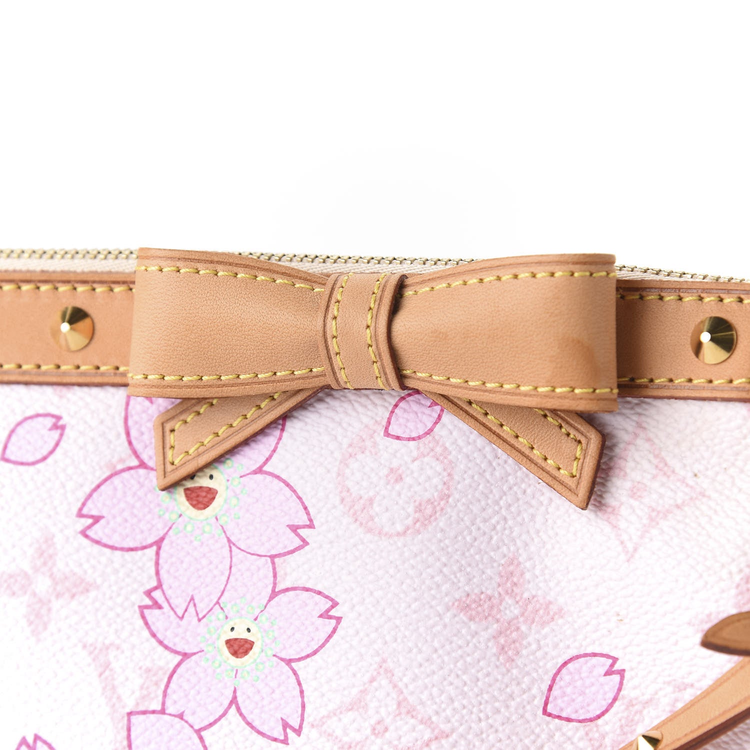 Louis Vuitton Monogram Cherry Blossom Pochette Accessories Pink 9 of 9