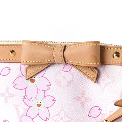 Louis Vuitton Monogram Cherry Blossom Pochette Accessories Pink 9 of 9