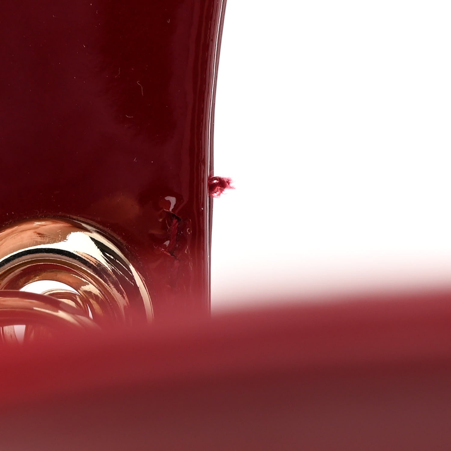 Christian Dior Patent Cannage Mini Lady Dior Red 11 of 11