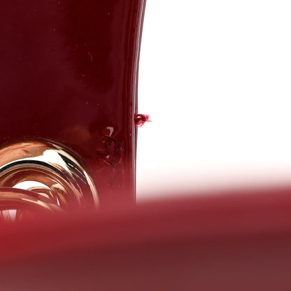 Christian Dior Patent Cannage Mini Lady Dior Red 11 of 11