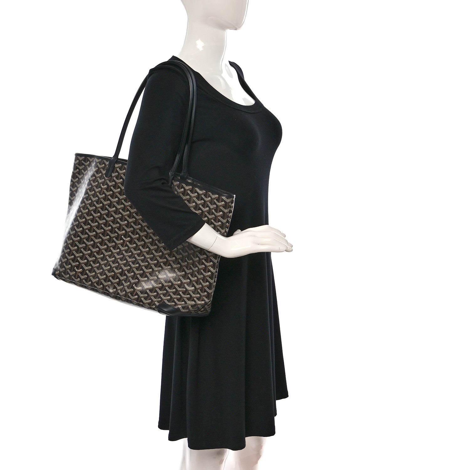 Goyard Goyardine Artois MM Black 2 of 9