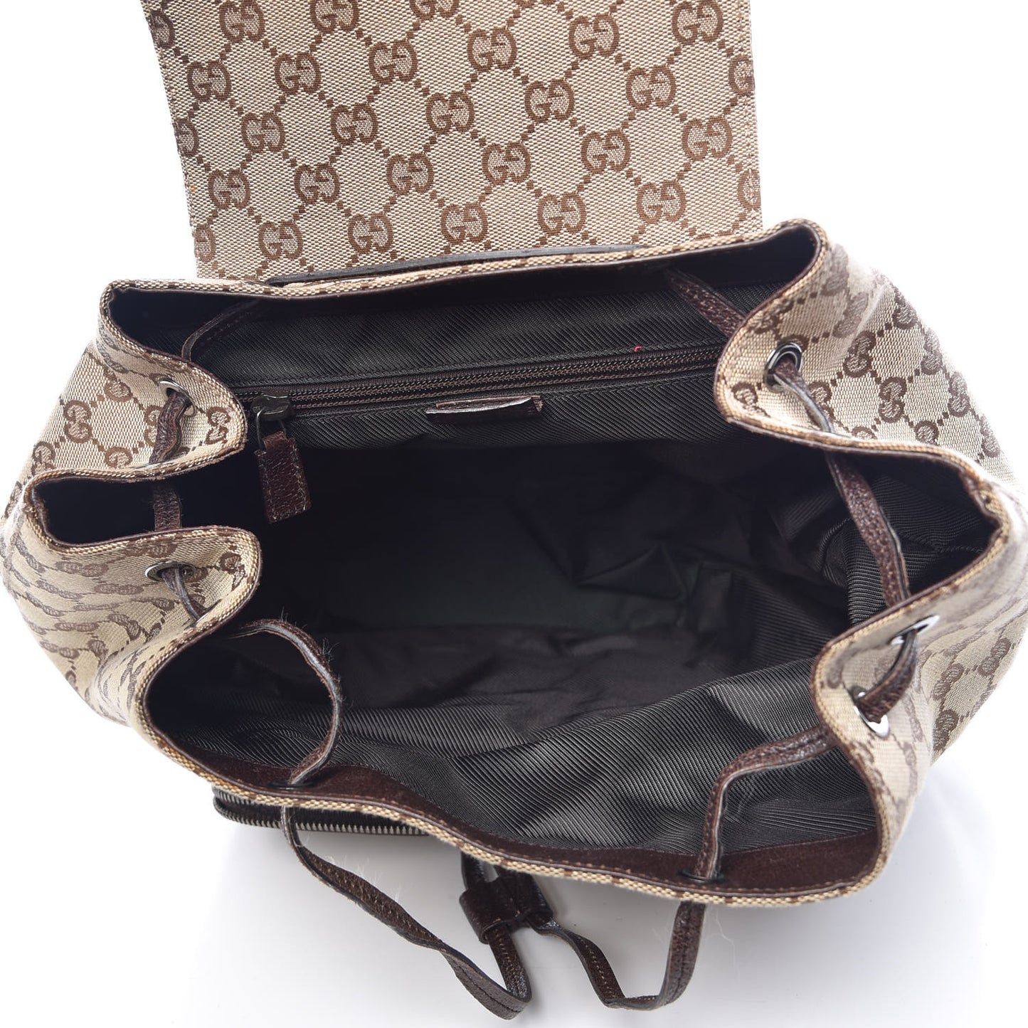 Monogram Backpack Dark Brown