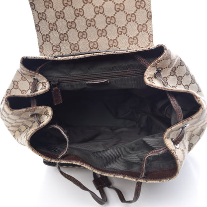 Gucci Monogram Backpack Dark Brown 7 of 21