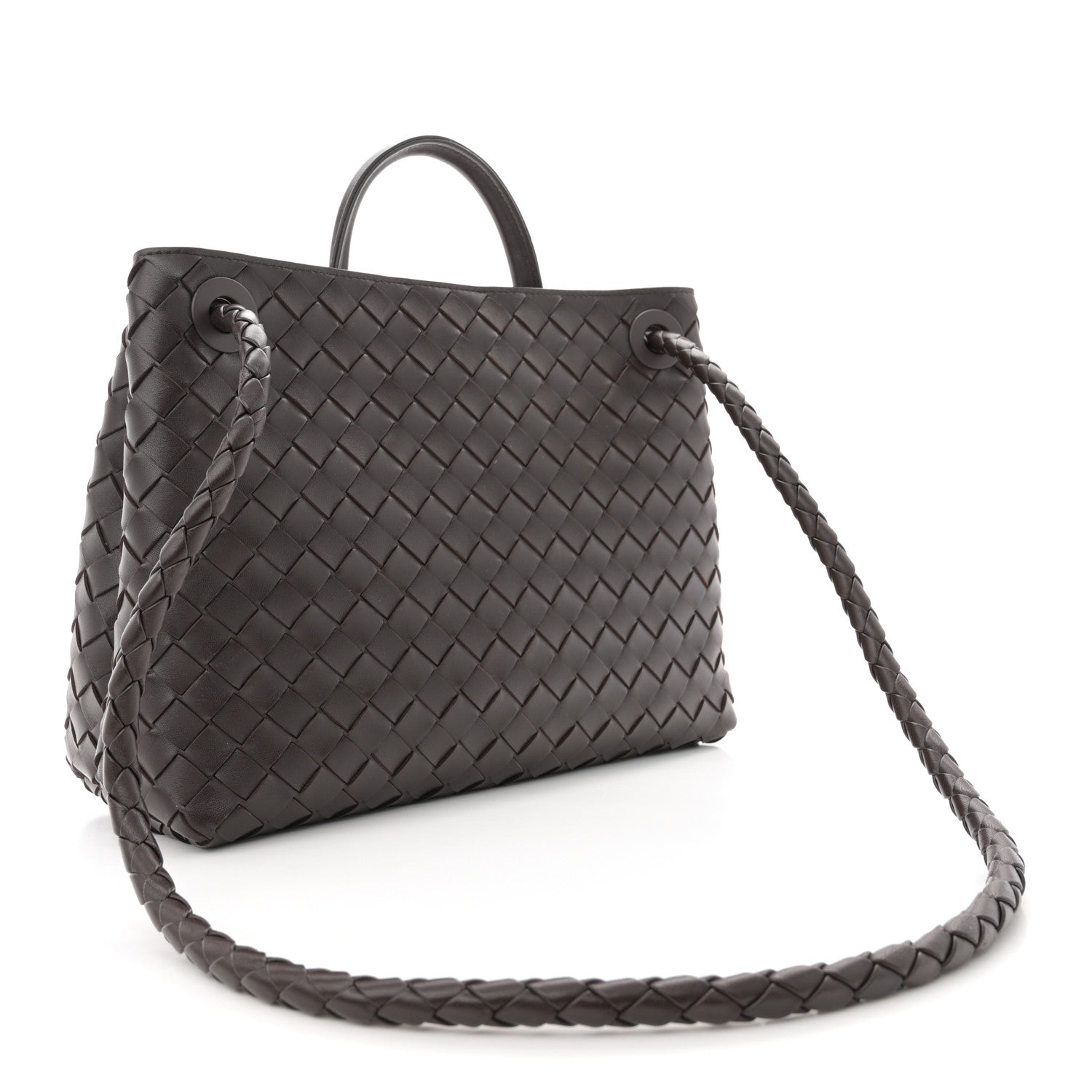 Bottega Veneta Nappa Intrecciato Medium Andiamo Shoulder Bag Fondant 3 of 10