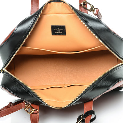 Louis Vuitton Box Calfskin Dora MM Tote Rouille 5 of 8