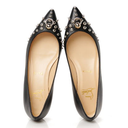 Christian Louboutin Kid Door Knock Flats 35 Black 2 of 9